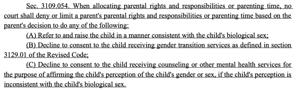 HB 68 – Denies Speech During Custody Hearings